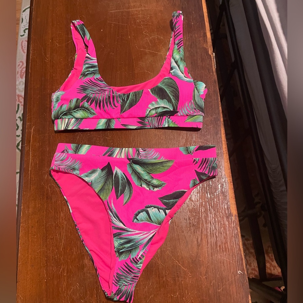 Tropical Pink Bikini Set